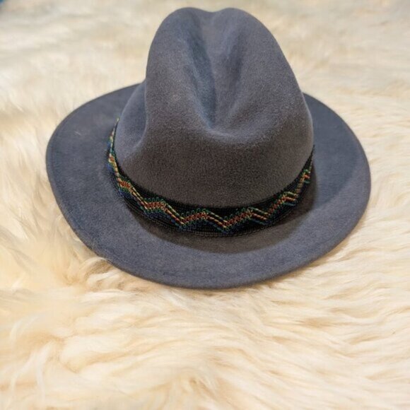 Sovereign Stetson Grey Banded Fedora Hat - Picture 2 of 11